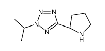 2-propan-2-yl-5-[(2R)-pyrrolidin-2-yl]tetrazole结构式