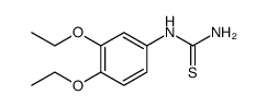 Thiourea, N-(3,4-diethoxyphenyl) Structure