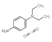 N,N-diethylbenzene-1,4-diamine; sulfur dioxide Structure