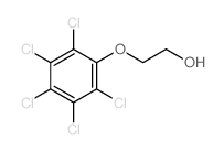 2-(2,3,4,5,6-pentachlorophenoxy)ethanol结构式