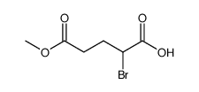 2-bromo-5-methoxy-5-oxopentanoic acid结构式