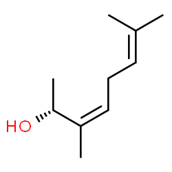 [R-(Z)]-3,7-dimethyl-3,6-octadien-2-ol structure