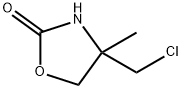 4-Chloromethyl-4-methyl-oxazolidin-2-one结构式