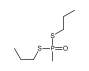 1-[methyl(propylsulfanyl)phosphoryl]sulfanylpropane Structure