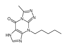 3-methyl-9-pentyl-6,9-dihydro-5H-[1,2,4]triazolo[4,3-a]purin-5-one Structure