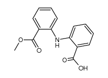 methyl 2-[N-(2-carboxyphenyl)amino]benzoate结构式