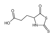 3-(5-oxo-2-thioxo-thiazolidin-4-yl)-propionic acid Structure