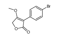 3-(4-Bromo-phenyl)-4-methoxy-5H-furan-2-one Structure