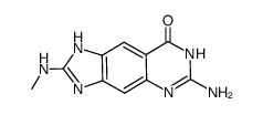 6-amino-2-(methylamino)-1,7-dihydro-8H-imidazo[4,5-g]quinazolin-8-one Structure