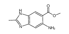 methyl 5-amino-2-methyl-1H-benzimidazole-5-carboxylate Structure
