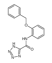 N-(5-tetrazoylcarbonyl)-2-(benzyloxy)benzenamine Structure