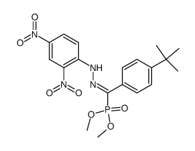 p-tert-Butylphosphonsaeure-dimethylester-2,4-dinitro-phenylhydrazon Structure