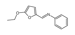 Aniline, N-(5-ethoxyfurfurylidene)- (6CI) structure