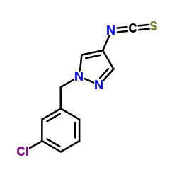 1-(3-CHLORO-BENZYL)-4-ISOTHIOCYANATO-1H-PYRAZOLE picture