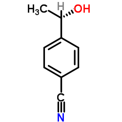(S)-1-(4-Cyanophenyl)ethanol structure