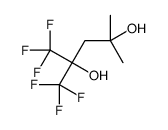 1,1,1-trifluoro-4-methyl-2-(trifluoromethyl)pentane-2,4-diol结构式