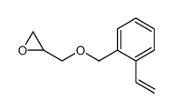 2-[(2-ethenylphenyl)methoxymethyl]oxirane Structure