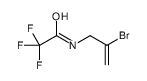 N-(2-bromoprop-2-enyl)-2,2,2-trifluoroacetamide结构式