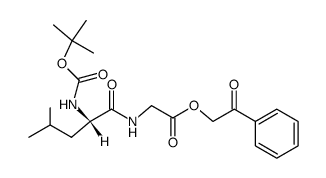 Boc-Leu-Gly-O-Pac Structure