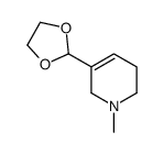 5-(1,3-dioxolan-2-yl)-1-methyl-3,6-dihydro-2H-pyridine Structure