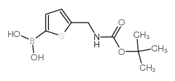 5-(BOC-Aminomethyl)thiophene-2-boronicacid Structure