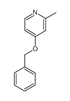 4-benzyloxy-2-methyl-pyridine Structure