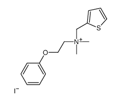 N,N-Dimethyl-N-2-phenoxyethyl-N-2'-thenylammonium Iodide结构式