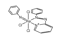 trichloro(phenylimido)(2-(phenylazo)pyridine)rhenium(V) Structure