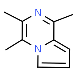 Pyrrolo[1,2-a]pyrazine,1,3,4-trimethyl- structure