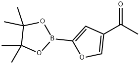 1-(5-(4,4,5,5-TETRAMETHYL-1,3,2-DIOXABOROLAN-2-YL)FURAN-3-YL)ETHANONE Structure