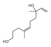 4,8-dimethyldeca-4,9-diene-1,8-diol结构式