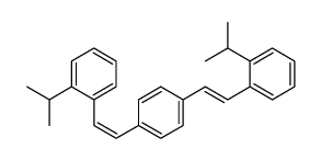 1,4-bis[2-(2-propan-2-ylphenyl)ethenyl]benzene Structure