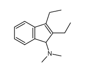 2,3-diethyl-N,N-dimethyl-1H-inden-1-amine Structure