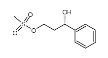 (1S) 3-phenyl-3-hydroxypropyl methanesulfonate Structure