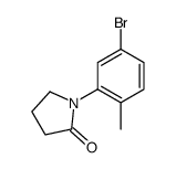 1-(5-溴-2-甲基苯基)吡咯烷-2-酮结构式