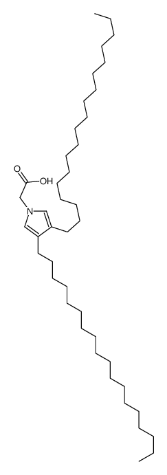 2-(3,4-dioctadecylpyrrol-1-yl)acetic acid结构式