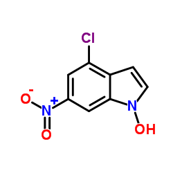 4-Chloro-6-nitro-1H-indol-1-ol结构式