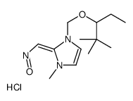 [(Z)-[1-(2,2-dimethylpentan-3-yloxymethyl)-3-methylimidazol-2-ylidene]methyl]-oxoazanium,chloride结构式