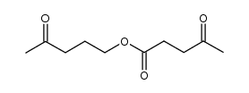 4-oxopentyl 4-oxopentanoate结构式