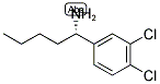 (1S)-1-(3,4-DICHLOROPHENYL)PENTYLAMINE结构式