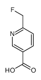 3-Pyridinecarboxylicacid,6-(fluoromethyl)-(9CI) Structure