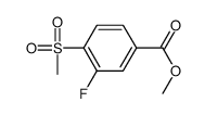 Methyl 3-Fluoro-4-(methylsulfonyl)benzoate picture