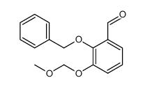 2-(benzyloxy)-3-(methoxymethoxy)benzaldehyde Structure