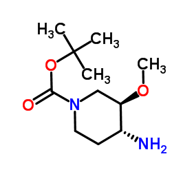 tert-butyl (3R,4R)-4-amino-3-methoxypiperidine-1-carboxylate picture
