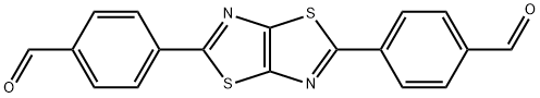 4,4'-(thiazolo[5,4-d]thiazole-2,5-diyl)dibenzaldehyde structure