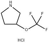 3-(Trifluoromethoxy)pyrrolidine hydrochloride Structure
