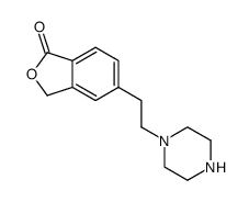 5-[2-(piperazin-1-yl)ethyl]-2-benzofuran-1(3H)-one Structure