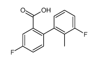 5-fluoro-2-(3-fluoro-2-methylphenyl)benzoic acid结构式