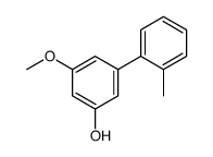 3-methoxy-5-(2-methylphenyl)phenol结构式