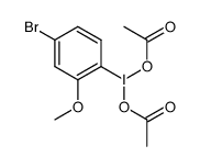 4-bromo-2-methoxy-1-(bisacetoxyiodo)benzene Structure